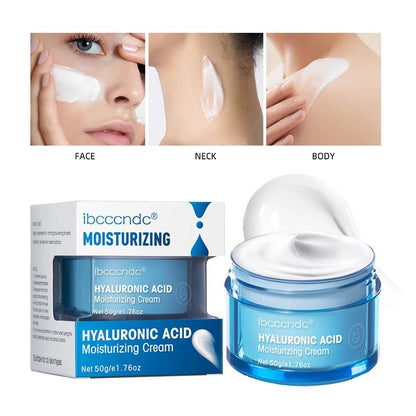 Hyaluronic Acid Moisturizer - Hydrating Water Gel Facial Cream for Dry Skin 50g - BON's