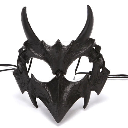 Halloween Skull Half-Face Mask – Unisex Costume Prop | Animal Bone Design for Cosplay, Party & Performance