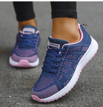 Women's Classic Sneakers - Casual Gym Sneakers for Women, White Vulcanize Shoes, Zapatillas Mujer - BON's