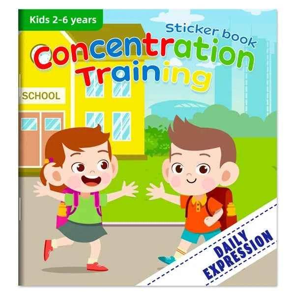 Kids Reusable Cartoon Stickers Books for Early Education Gift - BON's