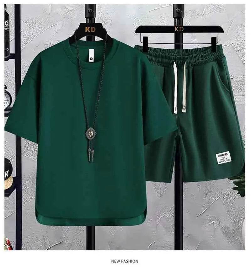 Men's Summer Waffle Knit Set for 2025 - Comfortable and Stylish Short Set - BON's