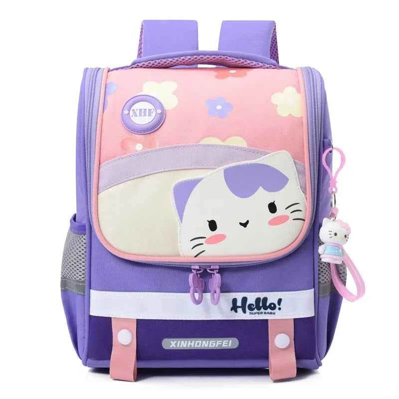 Kids Cartoon Backpack Large Waterproof Schoolbag - BON's