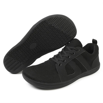 Wide-Toe Barefoot Sneakers – Breathable, Non-Slip Sports Shoes for Walking, Jogging & Everyday Style