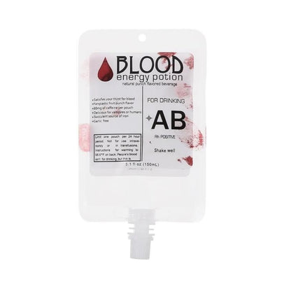 1Pcs Halloween Cosplay Drink Container Vampire Blood Pouch Props Zombie Beverage Drinks Bags Food Class PVC Water Bottle Decors