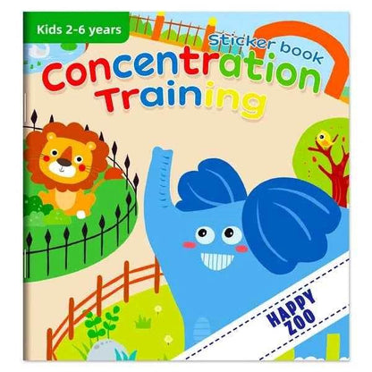 Kids Reusable Cartoon Stickers Books for Early Education Gift - BON's