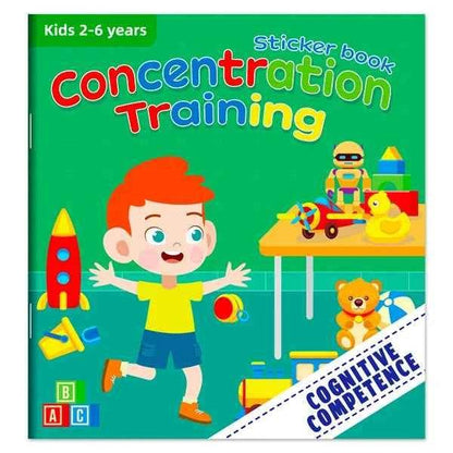 Kids Reusable Cartoon Stickers Books for Early Education Gift - BON's