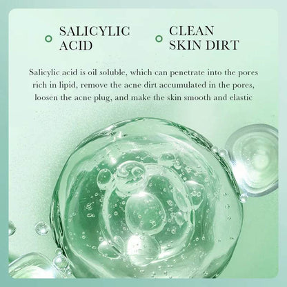 BIOAQUA Salicylic Acid Facial Cleanser Acne Treatment Moisturizing Oil Control skincare Face Wash Foam Face Cleanser Skin Care - BON's