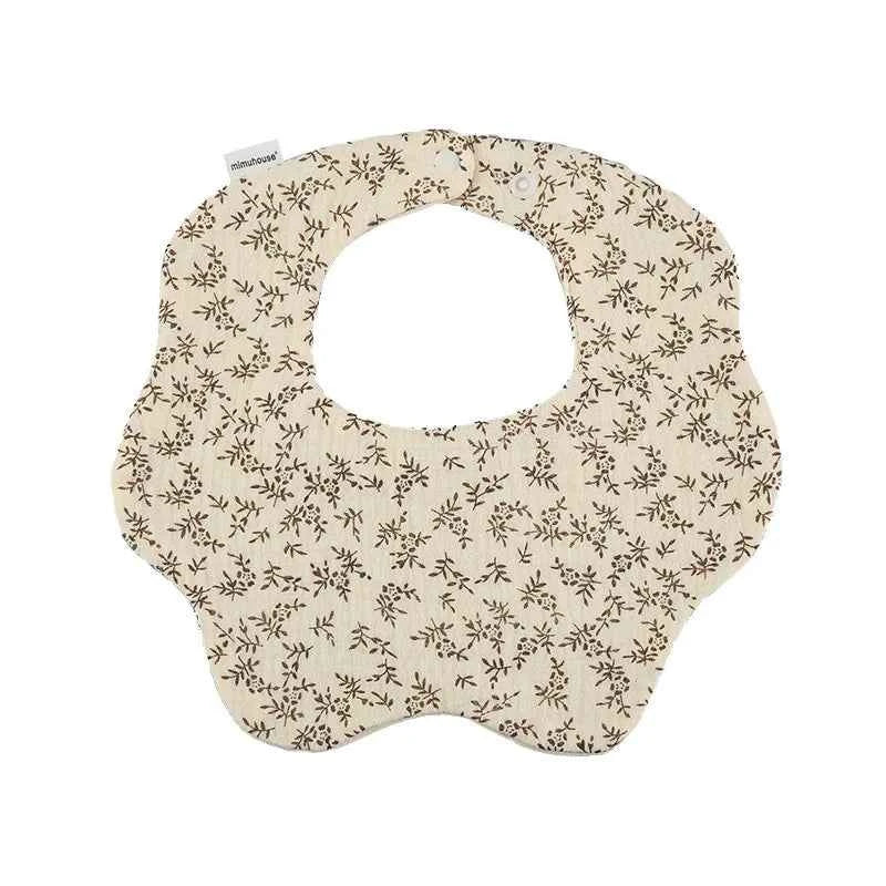 Baby Bibs Cotton Newborn Waterproof Burp Cloths Adjustable Infant Girls and Boys Cute Cartoon Print Bib Baby Feeding Accessories
