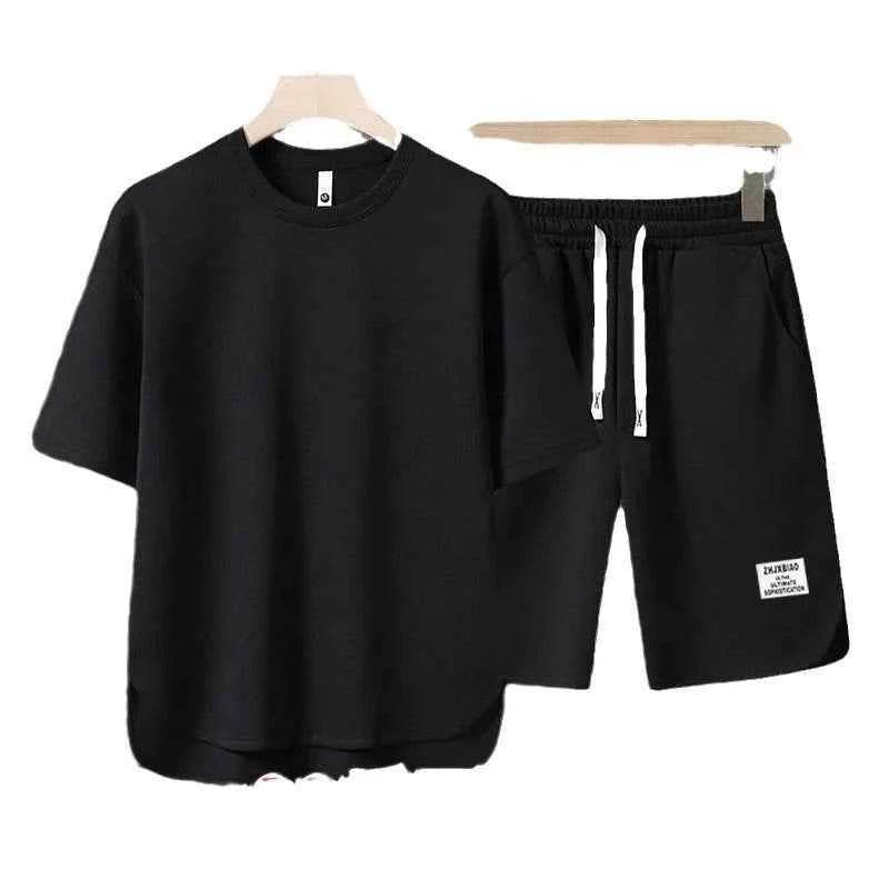 Men's Summer Waffle Knit Set for 2025 - Comfortable and Stylish Short Set - BON's