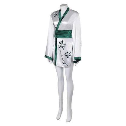 Anni-Frid Cosplay Kimono Agnetha Roleplay Retro Sleepwear Cloak Outfit Costume Halloween Party Fantasy Suit Bathrobe