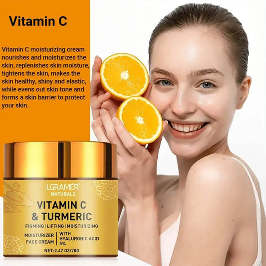 Turmeric Vitamin C Face cream Retinol Moisturizing Firming Hyaluronic Lightening Repairing Smooth Skincare Whitening Creams - BON's