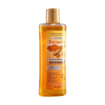 200ml Turmeric Essential Oil for Skin Care - Moisturizing and Hydrating Natural Oil for Smooth Face and Body - BON's