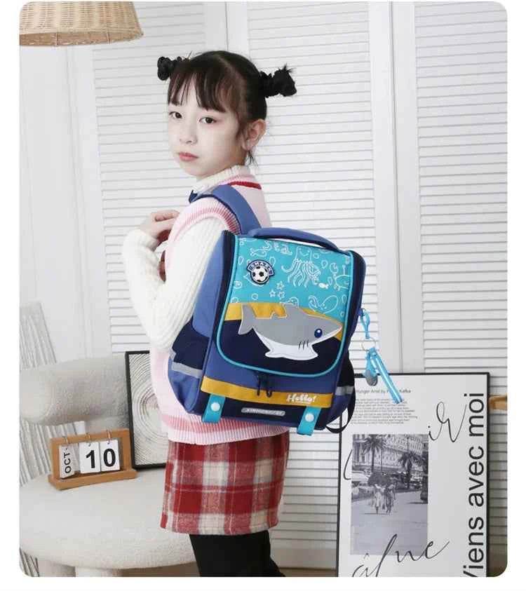Kids Cartoon Backpack Large Waterproof Schoolbag - BON's