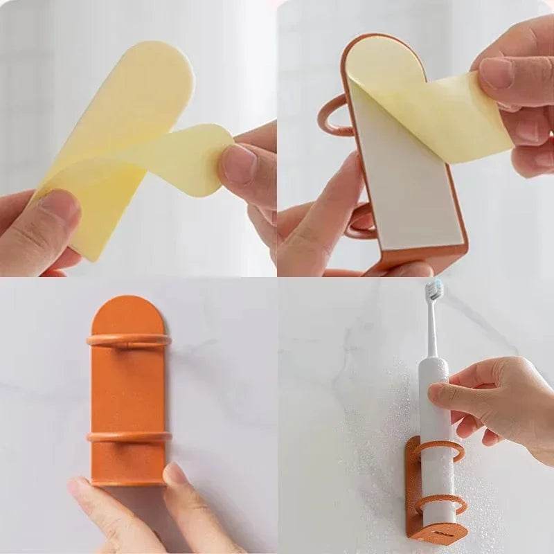 Wall-Mount Toothbrush Holder Organizer for Efficient Bathroom Storage - BON's