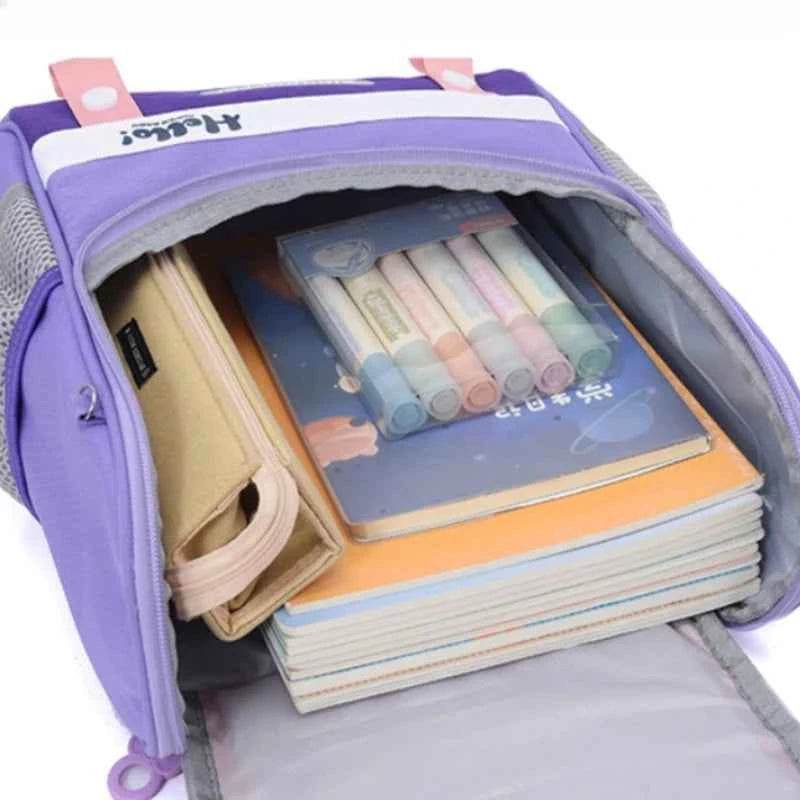 Kids Cartoon Backpack Large Waterproof Schoolbag - BON's