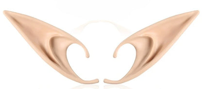 Cosplay Fairy Pixie Elf Ears Soft Pointed Tips Anime Party Dress Up Costume Masquerade Accessories for Halloween Christmas Party