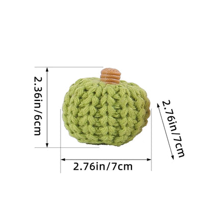 Artificial Pumpkin Artificial Crochet Pumpkin Hand Woven Pumpkin Mimi For Home Decoration Halloween Thanksgiving