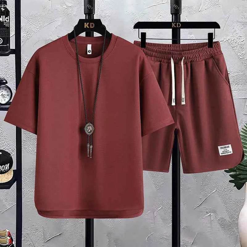 Men's Summer Waffle Knit Set for 2025 - Comfortable and Stylish Short Set - BON's