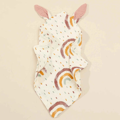 Newborn Baby Items Cotton Muslin Comforter Sleeping Dolls Blanket Soft Soothe Appease Towel for Baby Bibs Burp Cloths Infant