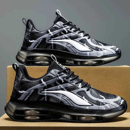 Men’s Air-Cushioned Basketball Sneakers – Breathable, Non-Slip & Shock-Absorbing for Outdoor Play