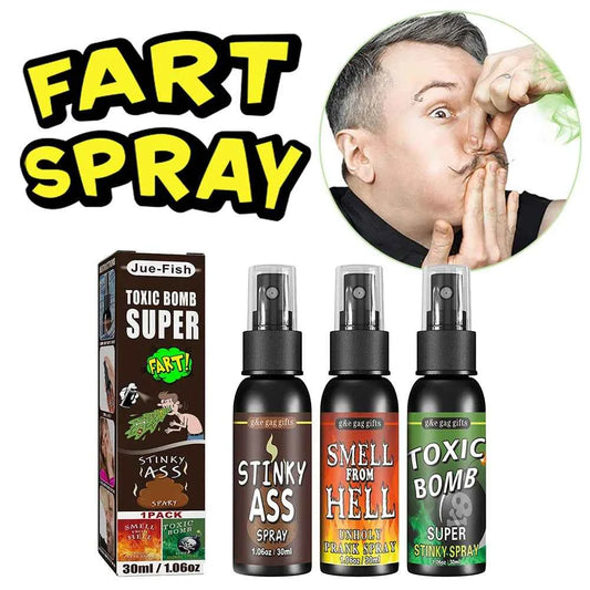 30ml Stinky Fart Gag Spray – Non-Toxic Prank Toy for Halloween, Parties & Kids’ Jokes