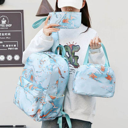 3Pcs Lilo Stitch Schoolbag Set for Kids - Student Backpack, Travel Bag & Pen Case - BON's