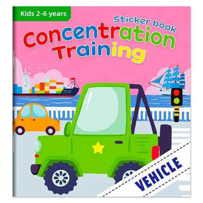Kids Reusable Cartoon Stickers Books for Early Education Gift - BON's