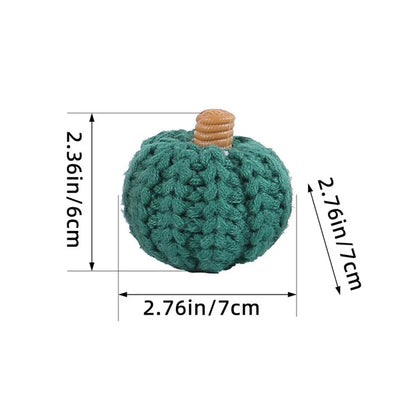 Artificial Pumpkin Artificial Crochet Pumpkin Hand Woven Pumpkin Mimi For Home Decoration Halloween Thanksgiving