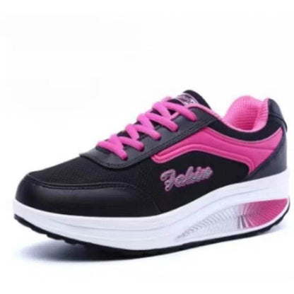 Women Vulcanized Sneakers High Quality Fashion Flats Walking Platform Shoes Zapatillas Mujer - BON's