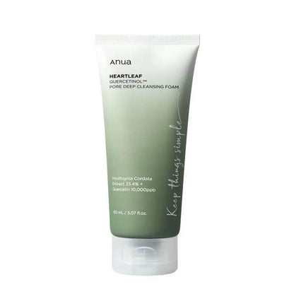 Heartleaf Skincare Set - Facial Toner, Makeup Remover, Anti-Aging Essence, Emulsion & Dense Foam Cleanser - BON's