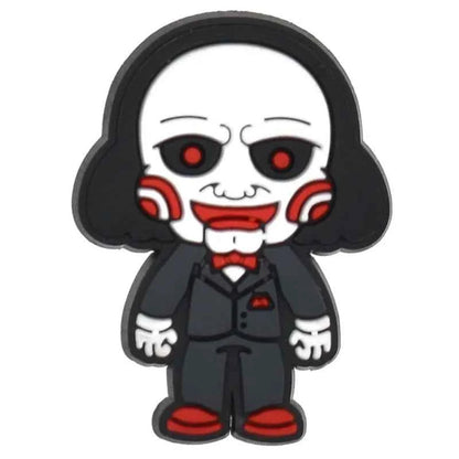 Halloween Horror Movie Shoe Charm – PVC Accessory for Classic Clogs, DIY Decoration & Kids’ Xmas Gifts