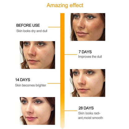 Skincare Products Vitamin C Facial Serum Brighten Skin Lighten Spots Hyaluronic Acid Face Essence Skin Care Products 30ml - BON's