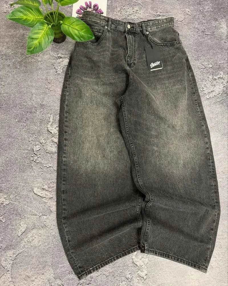 Y2K Baggy Wide-Leg Jeans Unisex - BON's
