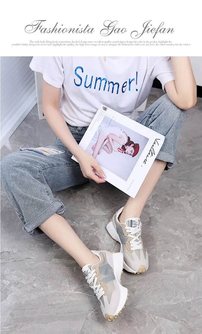 Women Luxury Sneakers - 2025 New Solid Color Knitted Slip-On Casual Breathable Ballet Flats and Loafers - BON's