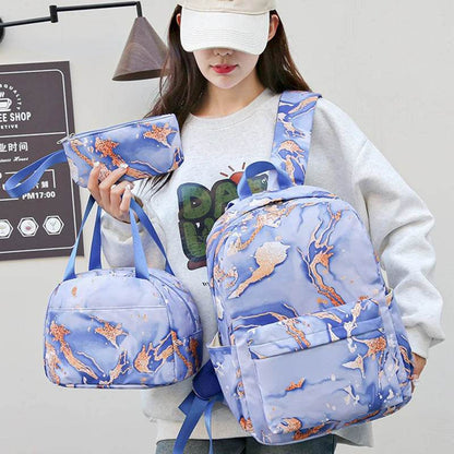 3Pcs Lilo Stitch Schoolbag Set for Kids - Student Backpack, Travel Bag & Pen Case - BON's