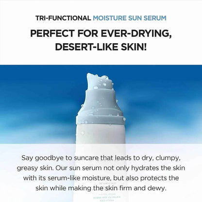 Skin1004 Centella Sun Serum SPF50+ with Hyaluronic Acid for Sensitive Skin and Effective UV Protection - BON's