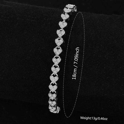 Silver Women's Watch Set - 6PCS Luxury Dial Quartz Jewelry Gift for Her - BON's