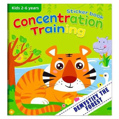 Kids Reusable Cartoon Stickers Books for Early Education Gift - BON's