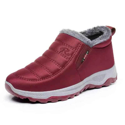 Women's Waterproof Snow Boots - Suede Winter Short Boots for Warmth and Comfort, Free Shipping - BON's