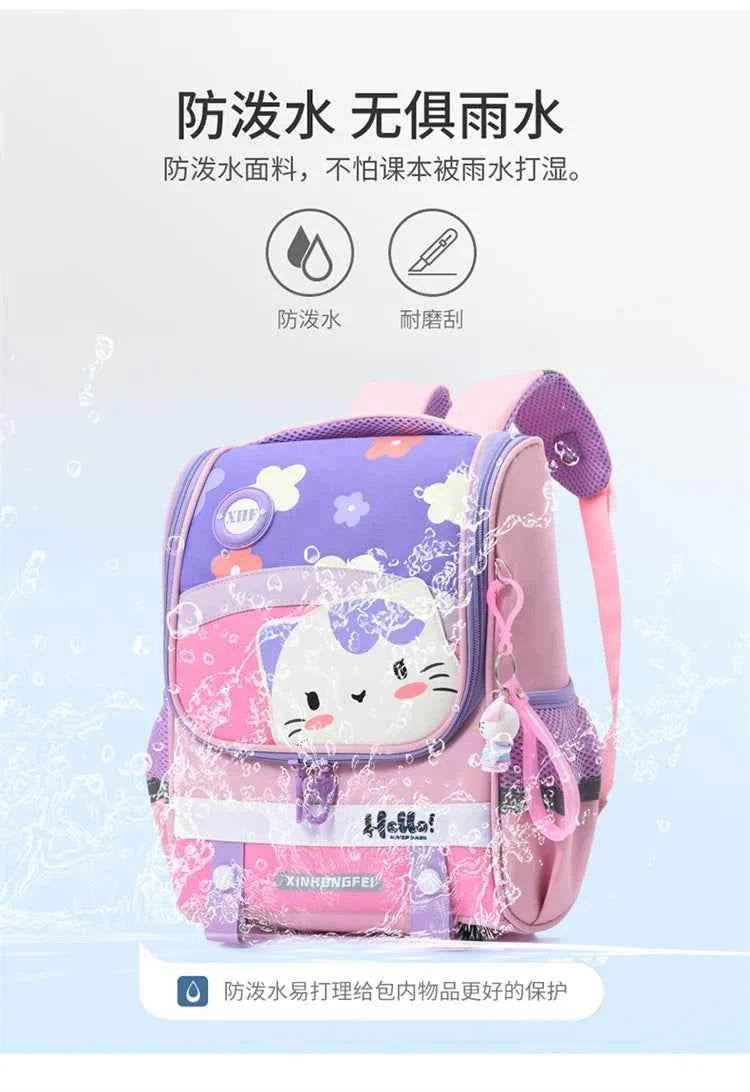 Kids Cartoon Backpack Large Waterproof Schoolbag - BON's