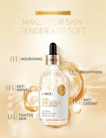 100ml LAIKOU Sakura Vitamin C Serum - Moisturizing, Firming, Brightening Face Essence for Glowing Skin - BON's