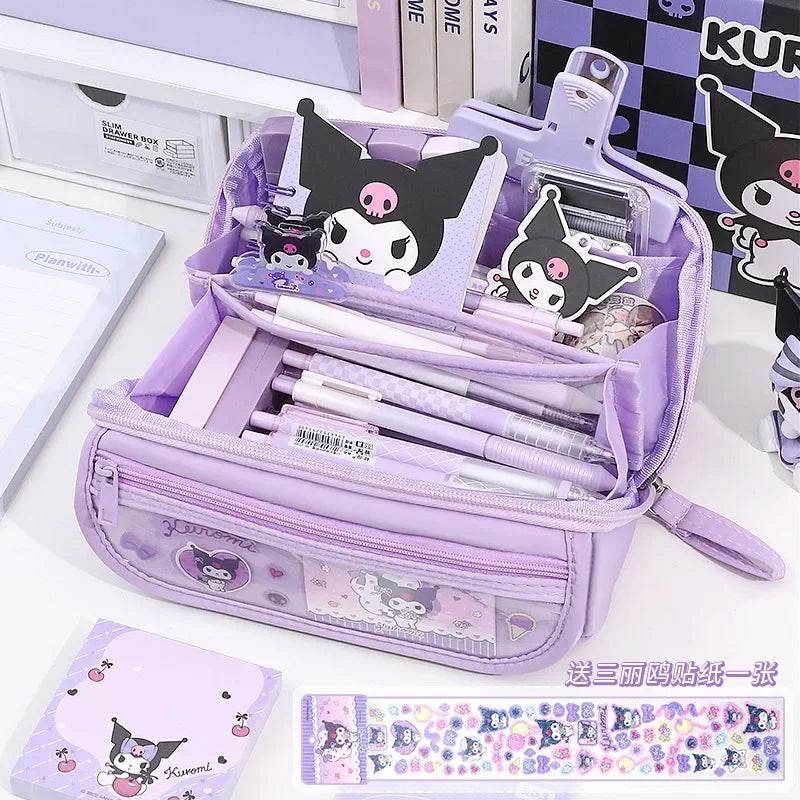 Kuromi Pencil Case - Large Capacity for Cartoon Lovers - BON's