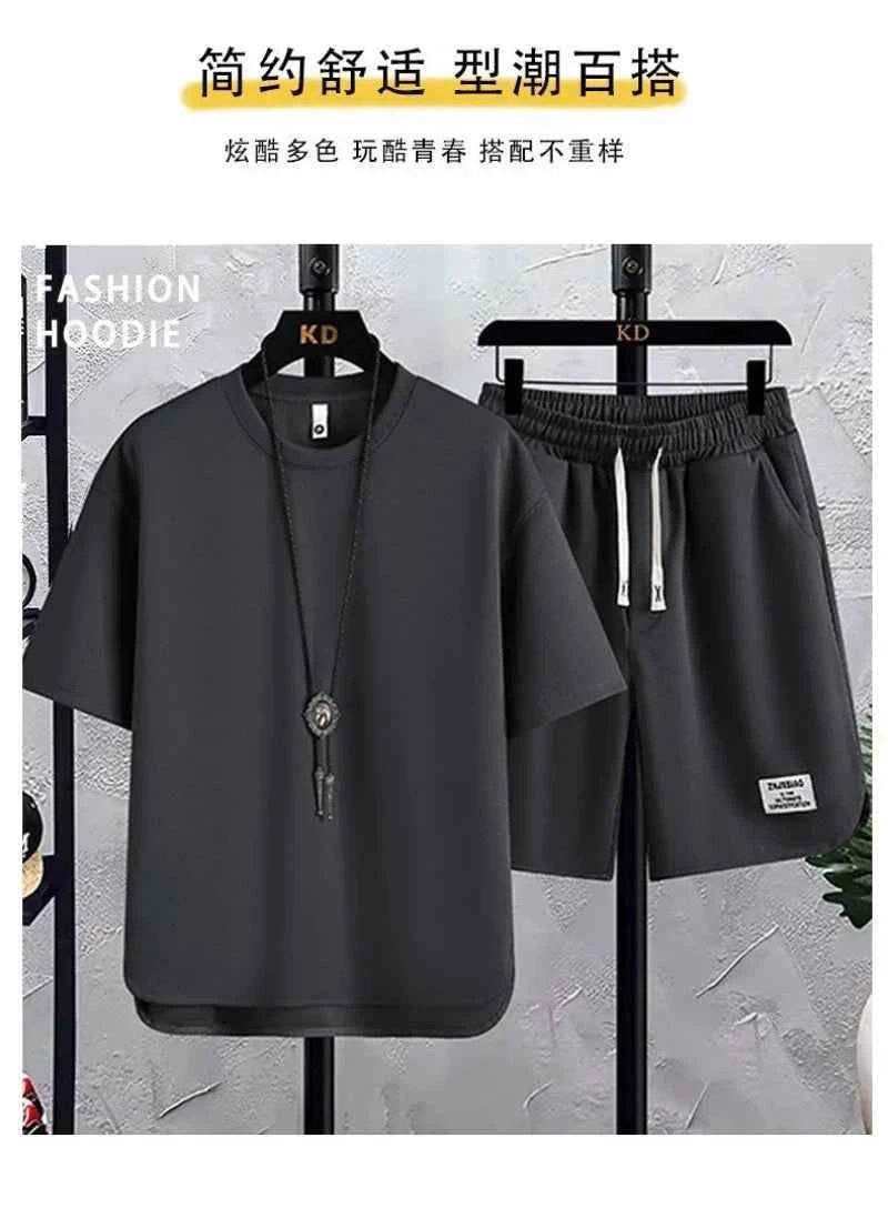 Men's Summer Waffle Knit Set for 2025 - Comfortable and Stylish Short Set - BON's