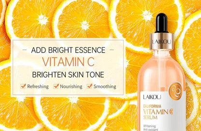 100ml LAIKOU Sakura Vitamin C Serum - Moisturizing, Firming, Brightening Face Essence for Glowing Skin - BON's