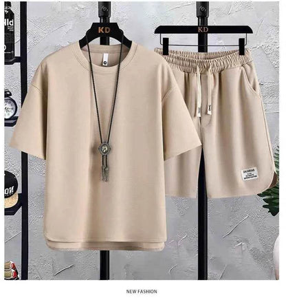 Men's Summer Waffle Knit Set for 2025 - Comfortable and Stylish Short Set - BON's