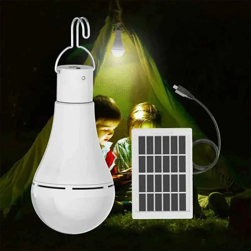 Solar Light Hanging Emergency Sunlight 7W 9W 12W Solar Powered Lamp Outdoor Indoor House Portable Bulb Light Solar Panels