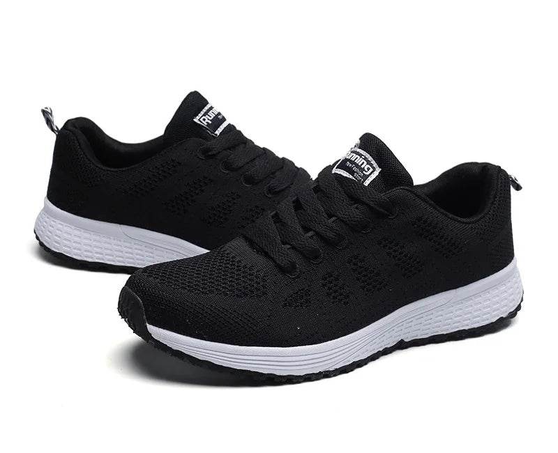 Women Breathable Casual Shoes - Fashion Mesh Flat Sneakers for Walking and Gym 2021 - BON's