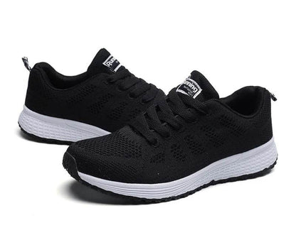 Women Breathable Casual Shoes - Fashion Mesh Flat Sneakers for Walking and Gym 2021 - BON's