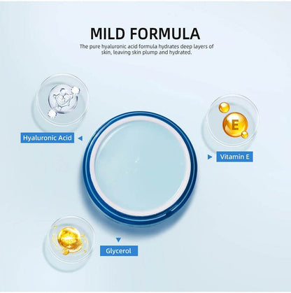 Hyaluronic Acid Moisturizer Gel Cream for Extra-Dry Skin Hydration and Nourishment - BON's