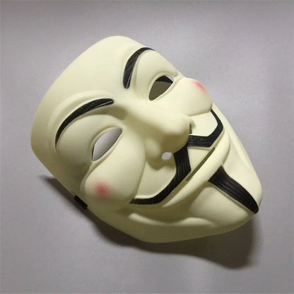 V for Vendetta Mask Anonymous Guy Fawkes Fancy Adult Costume Accessory Party Cosplay Halloween Masks